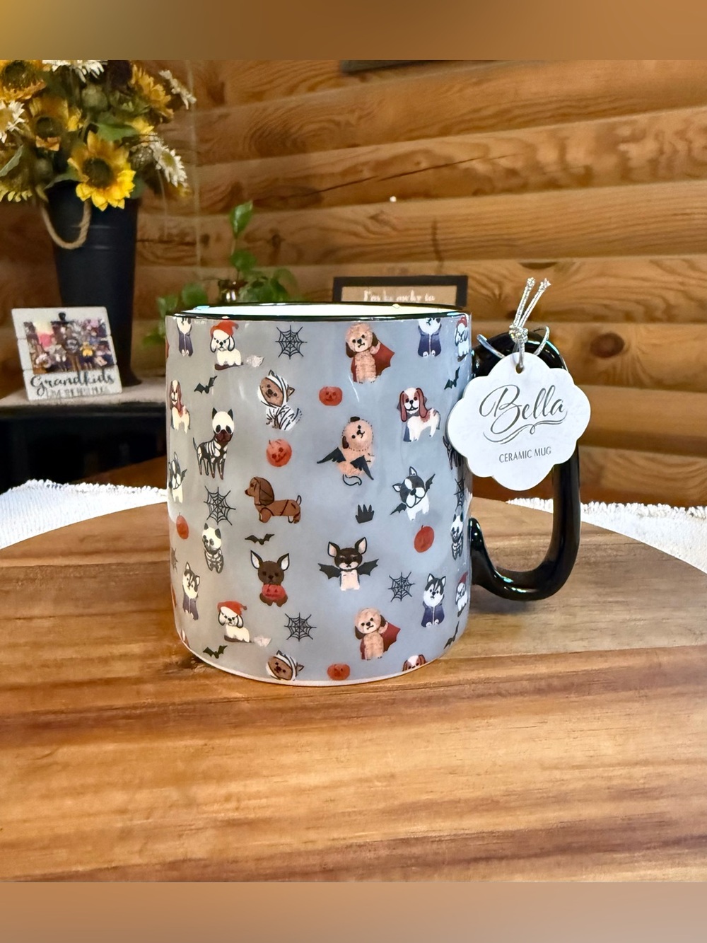 DOGS IN COSTUMES Ceramic Halloween Coffee Mug